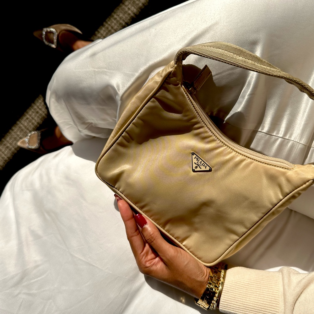 *SOLD* Authentic Rare Prada Mini Lino Tessuto Nylon Sport Bag